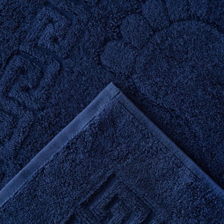 Legwall towel jacquard legs 50x70cm, central-blue, 700g/m, cotton 100%-3