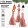 DIY Christmas tree toy for the New Year from the beads "New Year's weaving", a New Year's set for creativity