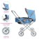 Stroller for puppets universal, metal frame