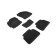 3D mats for Toyota Corolla XII, (E210), 2019-n, black, set