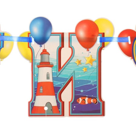 Set "Happy Birthday", garland, balls-1