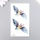 Tattoo on the body color "bats" 10.5x6 cm