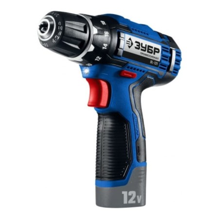 Drill-shuruvret bison DL-121, 12 V, without battery and ZU, BZP, 0.8-10 mm, Li-Lon, 40 nm-1