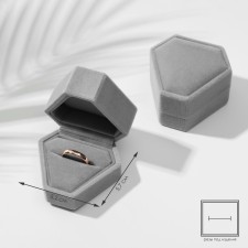 Velvet case for earrings/ring 
