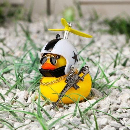 Duck with propeller yellow, star-1