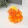 Piggy bank Ceramics "Red -haired snake with fluffy hairstyle" 10.5x13.9x12.3 cm