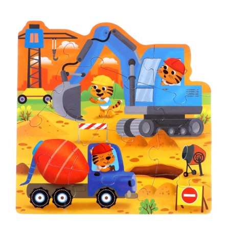 Figure puzzles 4 in 1 "Transport", 9, 12, 15, 20 elements-4
