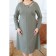 Women's dress, size 62, khaki color
