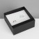 Strack for jewelry "Casket" 12 seats, 14.5 × 14.5 × 6 cm, black color