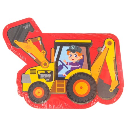Puzzle puzzle "Tractor" for the smallest-5