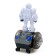 The robot is "patrol", light and sound effects, works from batteries, mixtures