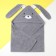 Tainted towel with a corner "Bunny", 75*75 cm, cotton 100%