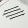 Invisibility for hair "simple" (set 40 pcs - 4.5 cm and 5.5 cm) black