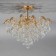 Ceiling lamp 6x60W E27, size 51x51x43 cm