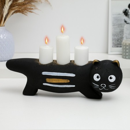 Leopold Climber Black with painting, 12cm