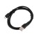 CARMEGA CAR-C -MIC1M-BK cable, microUSB-USB, 2.4 A, 1 m, black