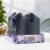Set of candles "Column", 4 pieces, black metallic 7x3.8 cm