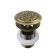 Bottom valve Bronze de Luxe "Ornament" 21989, for a shell, with overflow, brass, bronze