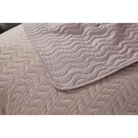 A set with a veil "Savannah", size 230x250 cm, 50x70 cm - 2 pcs, color of coffee-4