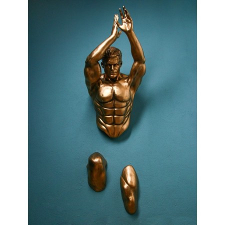 Figure "Phantom", polystone, 150 cm, color gold-2