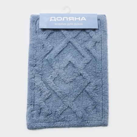 House rug of the share "Tenderness", 40 × 60 cm, blue color-6