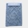 House rug of the share "Tenderness", 40 × 60 cm, blue color