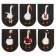 Magnetic bookmarks 6 pieces "Goose"