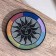 Stand of incense "Sun" stone 10 cm