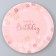 Paper plate "Happy Birthday", in a set of 6 pcs.