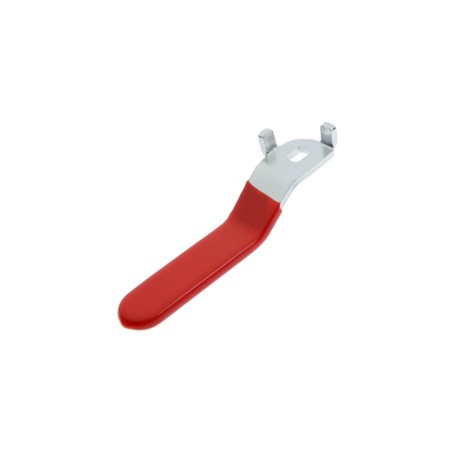 Maste-knob for the ball crane Masterprof, reinforced, 1/2 "-3/4", rubberized, red-3