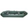 Yugana S-280 ND boat, inflatable bottom, olive color