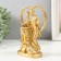 Souvenir Polystone "The Bride and Bride at the Heart" Gold 9.5x5.3x16 cm