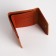 Women's wallet on the button, redhead color
