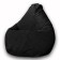 The hand-bag “Pear” is positive Modus, size m, diameter 70 cm, height 90 cm, velor, black color