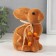 Souvenir Foam "Brown rabbit with berries" 13x8x15 cm