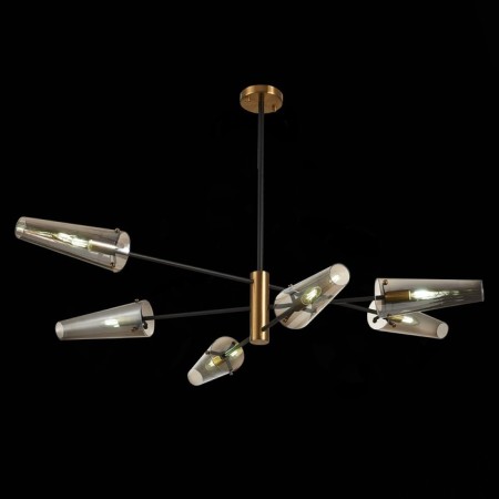 Ceiling lamp ST LUCE. SL1209.302.06. Morave. 6x40 watts, E14, 132x132x75.1 cm, bronze color, black-1