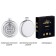 Flaw for alcohol "100% man", stainless steel, round, gift, 150 ml
