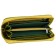 Lightning wallet, department for bills/maps (4)/coins, swamp color 19x10.5x2.5cm