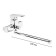 Accoona A7102 bath mixer, one -leaf, with shower set, brass, chrome