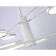 LED LED suspended Ambrella Light, Linetech, FL51642, 8XLED, 67 W, 5025LUM, 3000-6400K, white, gold.