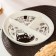 Ceramic Mengitsa "Let's eat right", 21 cm, white color