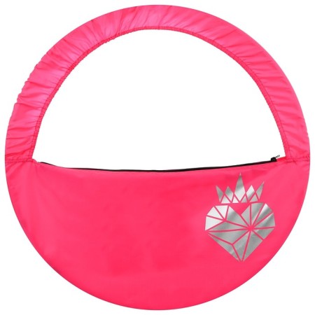 Boil cover with a Grace dance pocket "Heart", d = 90 cm, pink color-1