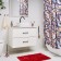 EXPRESSIA soft mat for a bathroom 50x80 cm, red color