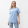 T -shirt female, blue color, size 48