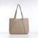 Bag Female Tout with zipper, beige color