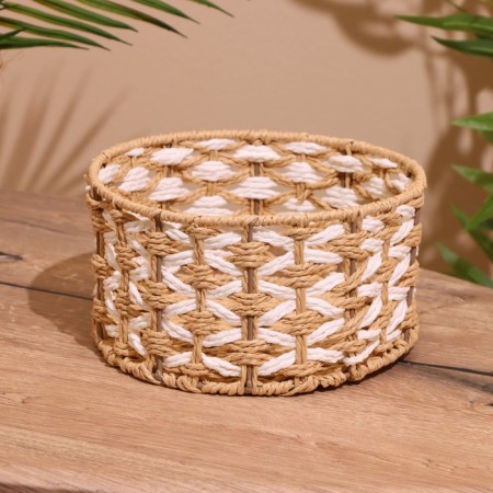Set of wicker baskets, 3 pcs, 23x19x15 cm-4