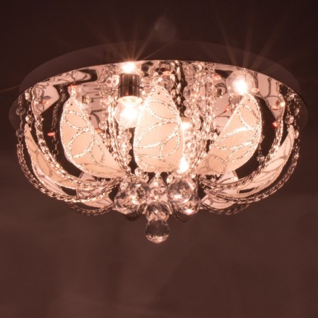 Svetogor chandelier "Moscow" 5x60W E27 LED lighting chrome 50x50cm-4