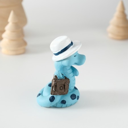 Suvenir Polystone "Snakes with a cane and in a hat" 4.7x6 cm-2
