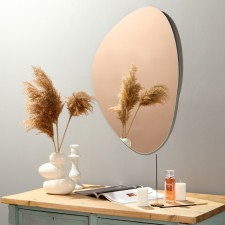 Wall mirror, rotary, 70x50 cm, with 3 plates