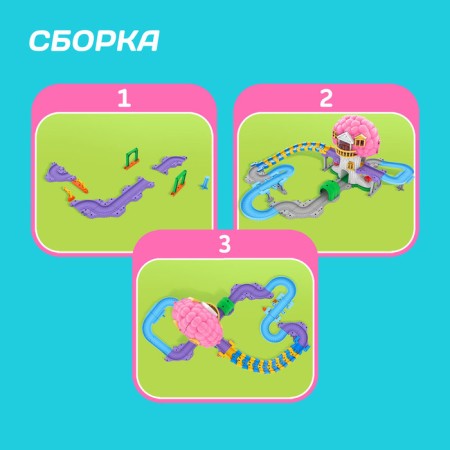 Railway "The Adventures of the Princess", works from batteries-2
